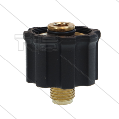 AR5 - M22x1,5 - wartel - messing - 250 Bar - Ø14mm - draaibaar onder druk - max 160°C - 1/4" bu