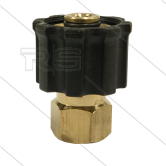 AR1 - M22x1,5 - wartel - messing - 250 Bar - Ø14mm - max 160°C - 3/8" bi