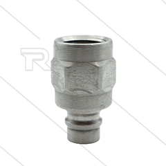 RP-Click - nippel - RVS (gehard) - 250 Bar - Ø15,9mm - max 200°C - passend op Snap-Tite - 1/2" bi