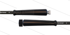 HD-slang zwart 3/8" - 2SCX - Forever - 60m - 1/2"W x M22x1,5 W vlak - 1x KBS - 400 Bar