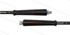 HD-slang zwart 3/8" - 2SCX - Forever - 70m - 3/8"bu x 3/8"W - 2x KBS - 400 Bar