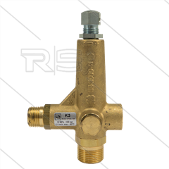K3.2 - drukregelautomaat - 100 Bar - 16 tot 21 l/min - max 60°C - In: 3/8" bi - Uit: 1/2" bu