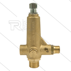 K5.2 - drukregelautomaat - 200 Bar - 16 tot 25 l/min - max 60°C - In: 3/8" bi - Uit: 1/2" bu