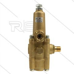 K7.2 - drukregelautomaat - 200 Bar - 16 tot 25 l/min - max 60°C - In: 3/8" bi - Uit: 3/8" bu