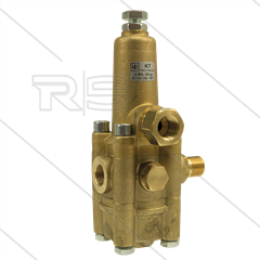 K7.3 - drukregelautomaat - 200 Bar - 25 tot 41 l/min - max 60°C - In: 3/8" bi - Uit: 3/8" bu