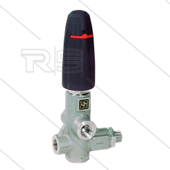 H253SS - drukregelautomaat - RVS316 - 250 Bar - 8 tot 30 l/min - max 60°C - In: 3/8" bi