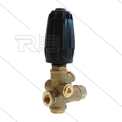 VRT3 - drukregelautomaat - Easy start - met knop en 1/4" bi manometeraansluiting - 280 Bar