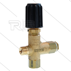 STR0130 - By-passregelaar - t.b.v. regelen by-pass restrictie - 70 Bar - 25 l/min - 3/8" bi x 3/8"