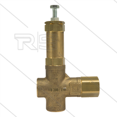 VB200/150 - 150 Bar - 200 l/min - max 60°C - In: 1" bi - Uit: 1" bi - Bypass: 1" bi - NPT draad
