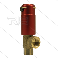 VS200/200 - veiligheidsventiel - 200 Bar - 200 l/min - max 90°C - In: 3/4" bi - Bypass: 1/2" bi - BSP