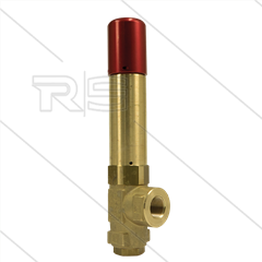 VS500 veiligheidsventiel - 500 Bar - 80 l/min - 60°C - In: 1/2" bi - Bypass: 3/8" bi