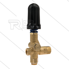 Pulsar RV - drukregelautomaat - met knop - 280 Bar - 40 l/min - 60°C - In: 3/8" bi - Uit: 3/8" bi
