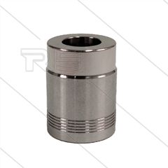 Pershuls - RVS - 1/2" DN12 - 2ST - 2SN - 4SP (sch)