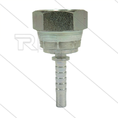 Persnippel - staal - 1/4" - 3/8" wartel - SW22
