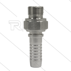 Persnippel - RVS - 5/16" - 3/8" buitendraad - SW22
