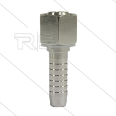 Persnippel - RVS - 1/4" - 3/8" wartel - SW19
