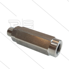 Filter hogedruk - RVS303 - 600 Bar - 50 mesh - 400 µm - 1/4" bi x 1/4" bu