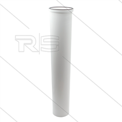 Filterglas 20" - wit - H=500mm