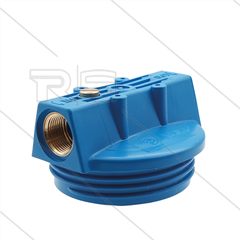 Filterkop 3/4" filter - 2x 3/4" bi