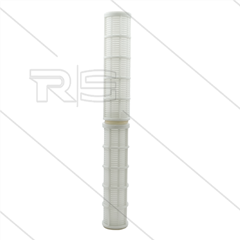 Gaaspatroon 20" (2 x 9") - nylon - 60 mµ - 56 l/min - H=511mm - 2-delig met koppelstuk - max 40°C