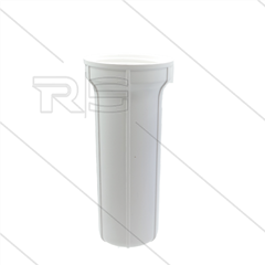 Filterglas 9" - wit - H=265mm