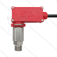 PR1 - Drukschakelaar - RVS - 3/8" bu - inschakeldruk 25 Bar - max 600 Bar - (rode markering)