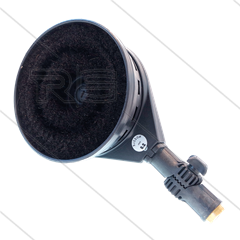ST21 roterende wasborstel met kniegewricht - natuur haar - max 50 Bar - max 50°C - 1/4" bi