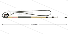 Telescooplans RP2 - 5,2 mtr - 250 Bar - 1,98 tot 5,49 meter - 3/8" bi x 1/4" bi nozzlehouder