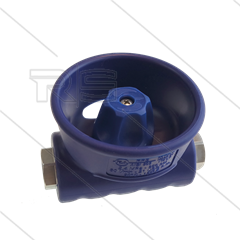 Kogelkraan 1/2" - RPS - beschermd - RVS303 - 24 Bar - 80 l/min - max 90°C - 2 x 1/2" bi