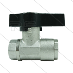 Kogelkraan 3/4" - messing verchroomd - 210 Bar - max 60°C - 2 x 3/4" bi