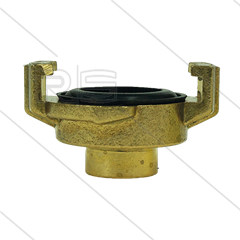 Snelkoppeling - messing - Geka - 3/8" bi
