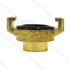 Snelkoppeling - messing - Geka - 1/2" bi