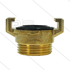 Snelkoppeling - messing - Geka - 1" bu