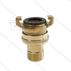 Druk-/zuigkoppeling - messing - Geka - 3/4" bu