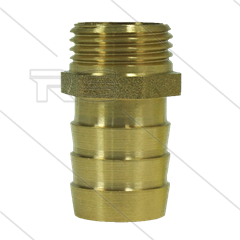 Slangpilaar - messing - Ø16mm - 1/2" bu