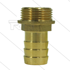 Slangpilaar - messing - Ø20mm - 3/4" bu