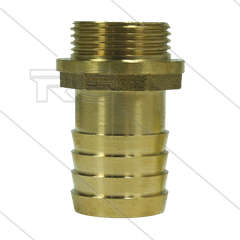 Slangpilaar - messing - Ø25mm - 3/4" bu