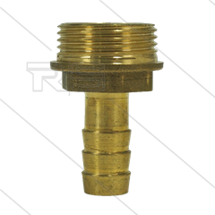 Slangpilaar - messing - Ø13mm - 3/4" bu
