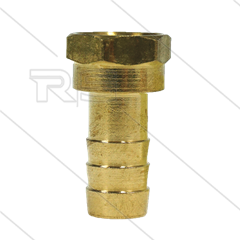 Slangpilaar - messing - Ø13mm - 3/8" bi