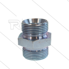 Dubbele nippel - staal - max 160 Bar - 2 x 1 1/4" bu - BSP