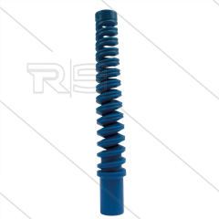 Knikbeschermer spiraal - 1/4" - blauw - passend op 1/4" en Titan-slide slang