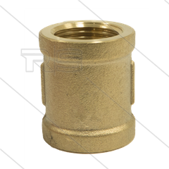 Sok - messing - 2 x 3/4" bi