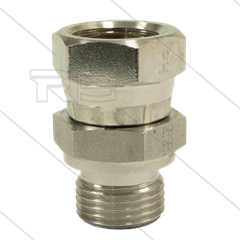 Verloopnippel - RVS - 3/4" bu x 3/4" wartel - BSP
