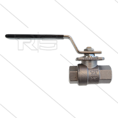 Kogelkraan 3/8" - RVS316 - 100 Bar - 2 x 3/8" bi