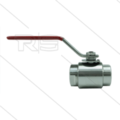 Kogelkraan 1/2" - RVS316 - 210 Bar - 2 x 1/2" bi