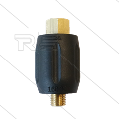 RF1 - variopress - tussen lans en pistool - 250 Bar - 30 l/min - max 160°C - 1/4" bi x 1/4" bu