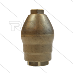 TN202 Vuilfrees 0.055 - 1/4" bi - zonder rubber - 255 Bar - spuithoek 40° - max 90°C