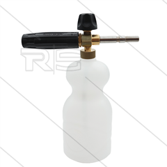 LS3-2 - schuimlans met flacon 1 Ltr - nozzle 1,25mm - 60 tot 160 Bar - 5,5  tot 9 l/min - compleet met insteeknippel passend op Nilfisk (KEW)