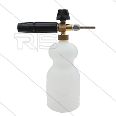 LS3-2 - schuimlans met flacon 1 Ltr - nozzle 1,25mm - 60 tot 160 Bar - 5,5  tot 9 l/min - passend op Kränzle Hobby - D10 - SW19