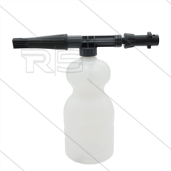 LS3-P schuimlans - verdraaibare straal - met flacon 1 Ltr - nozzle 110° - 20 tot 60 Bar - 5 tot 9 l/min - met bajonetnippel passend op Kärcher